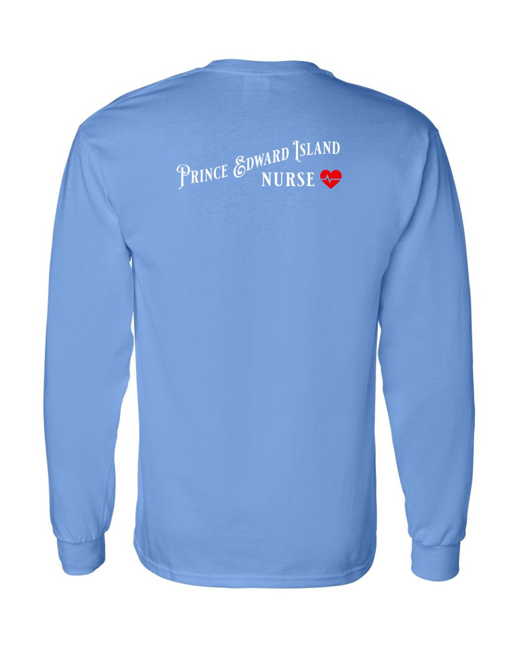 Prince Edward Island Nurse Left Chest and Back Long Sleeve