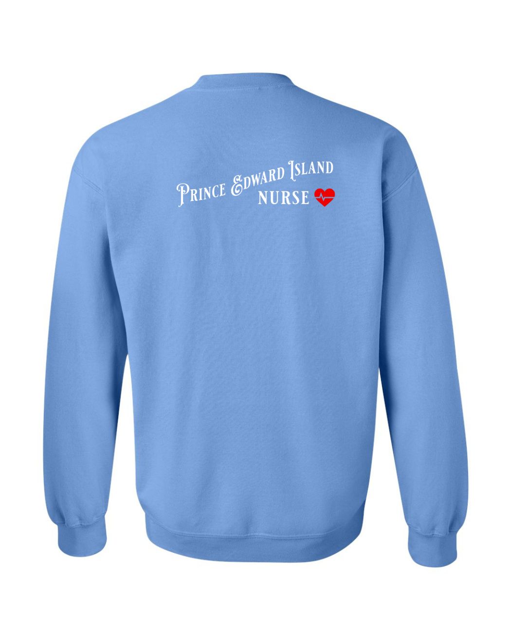 Prince Edward Island Nurse Left Chest and Back Sweatshirt