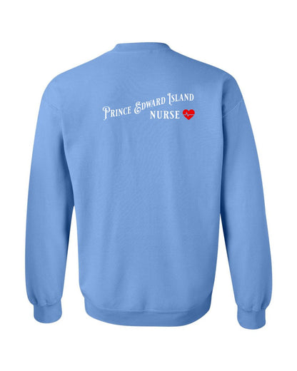 Prince Edward Island Nurse Left Chest and Back Sweatshirt