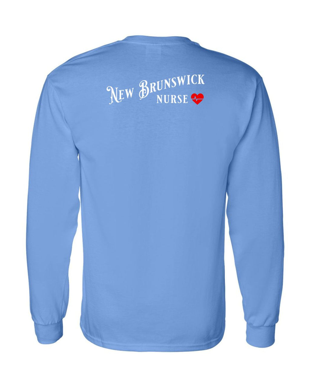 NB Nurse Left Chest and Back Long Sleeve - Unisex
