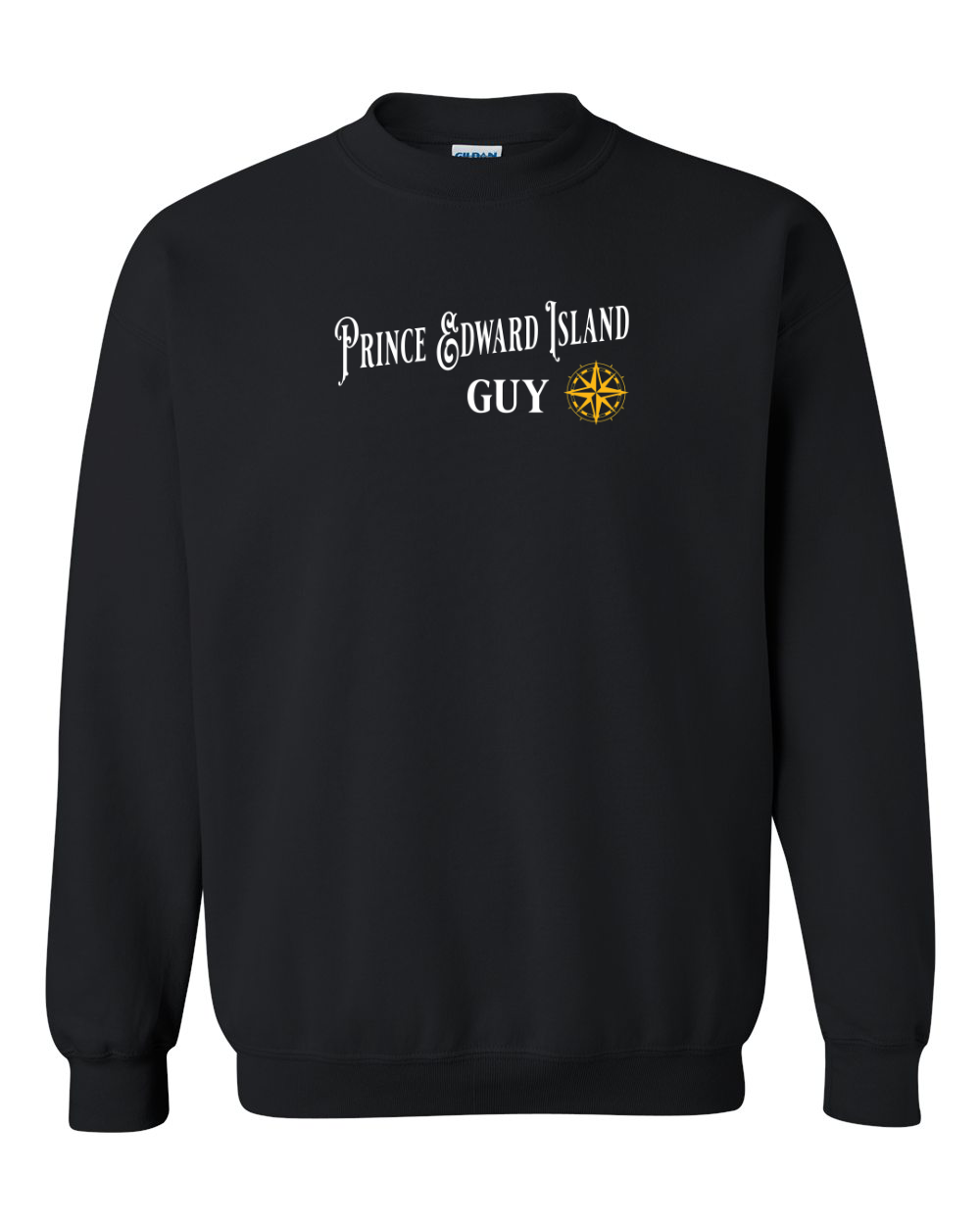 PEI Guy Yellow Compass Crewneck Sweatshirt - Unisex