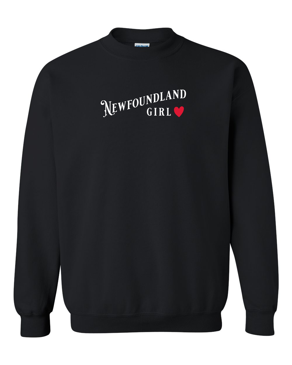 NL Girl Red Heart Crewneck Sweatshirt - Unisex