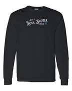 Just a Nova Scotia Girl Tartan Heart Long Sleeve - Unisex
