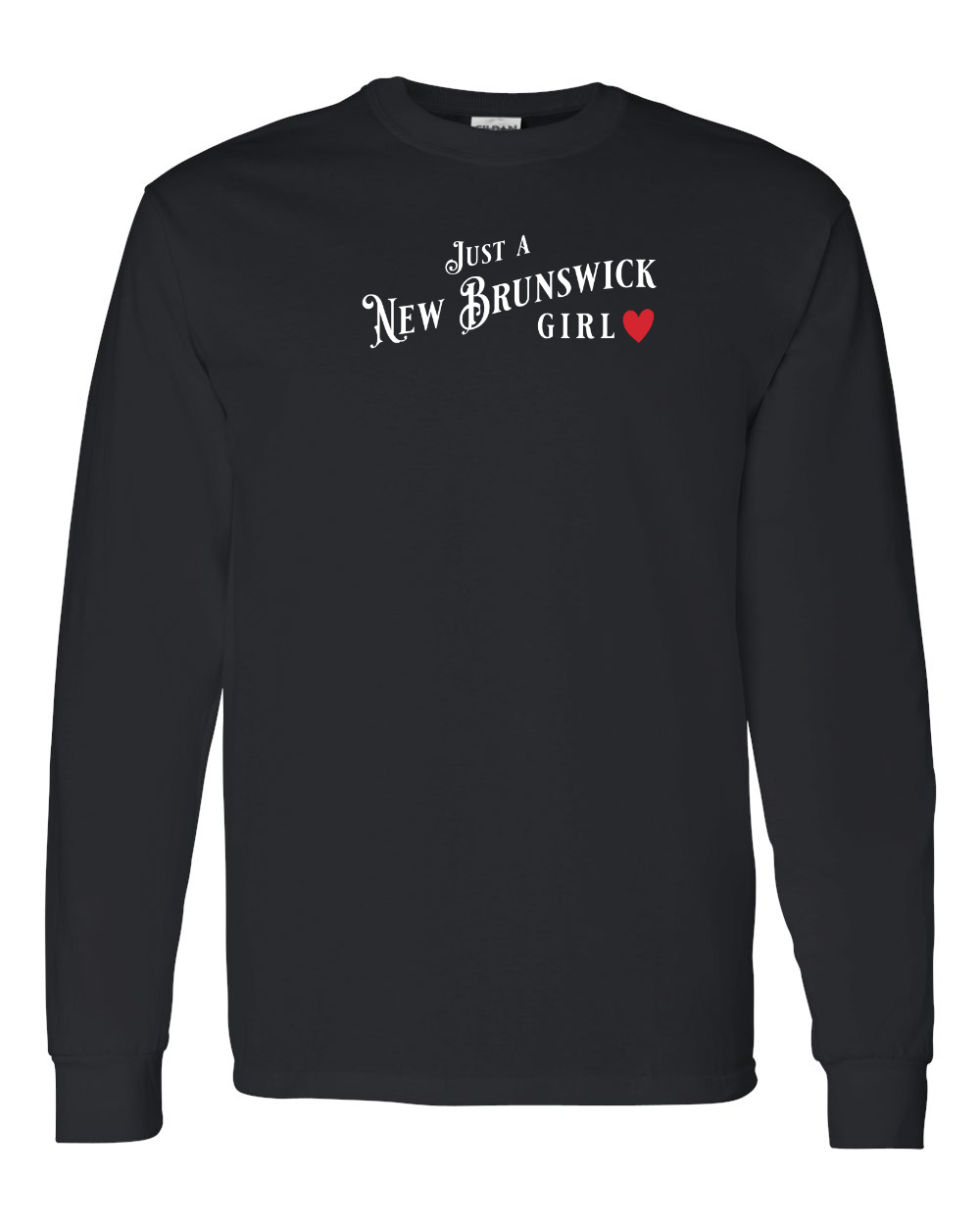 Just a NB Girl Red Long Sleeve Tee - Unisex