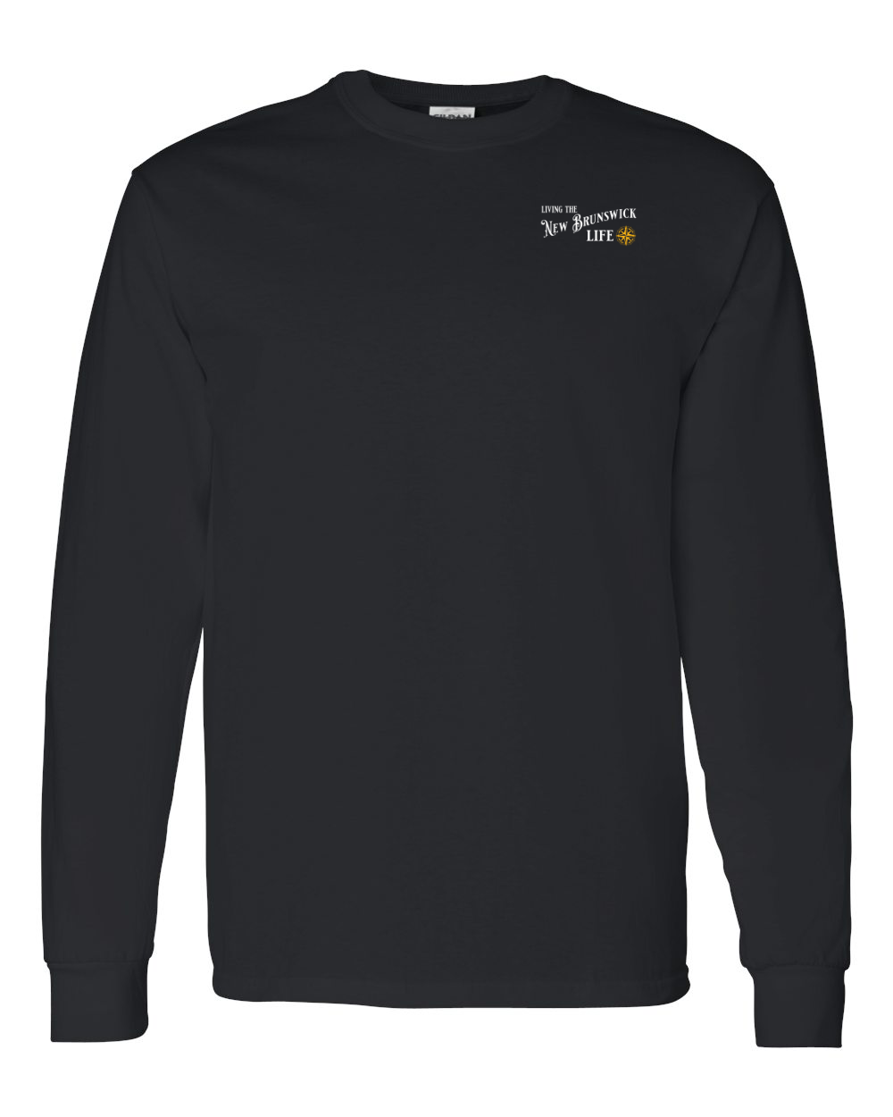 Living the NB Life yellow Left Chest Long Sleeve Tee - Unisex