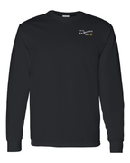 Living the NB Life yellow Left Chest Long Sleeve Tee - Unisex