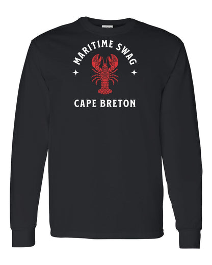 Maritime Swag Cape Breton Mandala Red Lobster Full Long Sleeve Tee