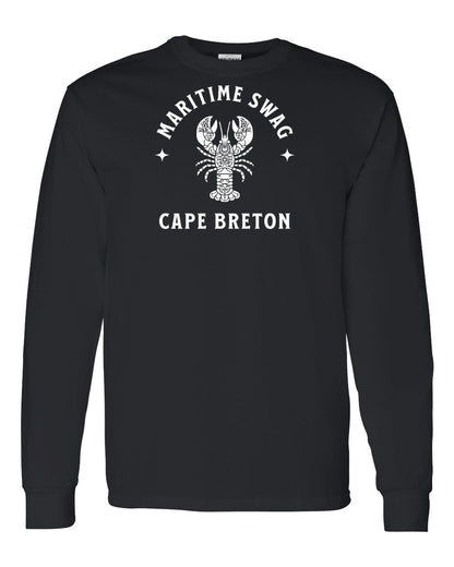 Maritime Swag Cape Breton Mandala white Lobster Full Long Sleeve Tee