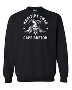 Maritime Swag CB Pirate Left Chest and Back Crewneck Sweatshirt - Unisex