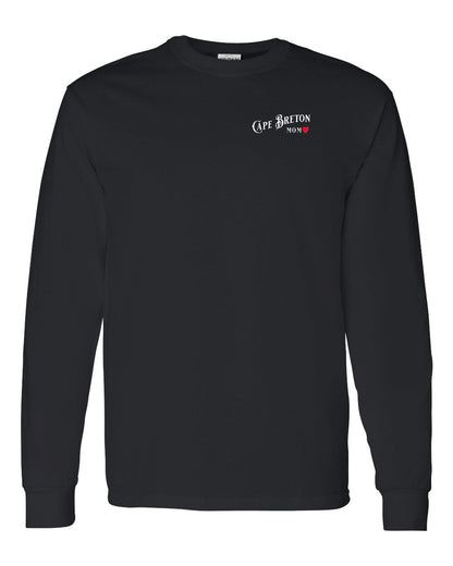 Cape Breton Mom Left Chest Long Sleeve Tee