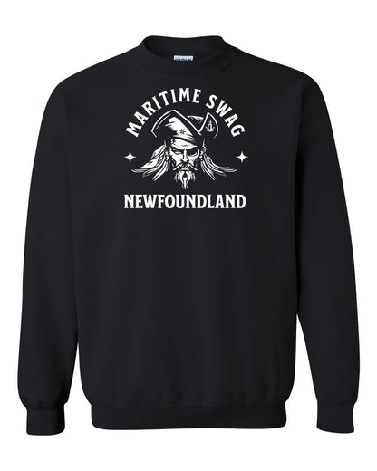 Maritime Swag Newfoundland Pirate Full Crewneck Sweatshirt