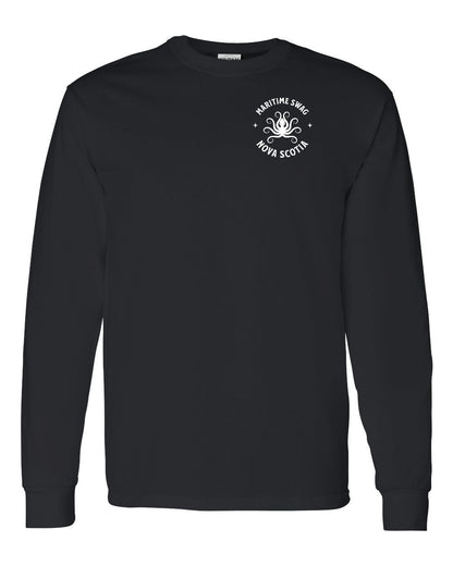 Maritime Swag Nova Scotia Octopus Left Chest Long Sleeve Tee