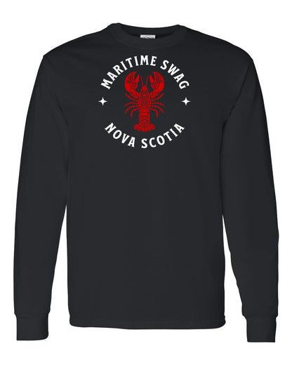 Maritime Swag Nova Scotia Mandala Red Lobster Full Long Sleeve Tee