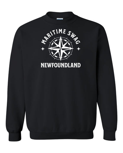Maritime Swag Newfoundland Compass Full Crewneck Sweatshirt