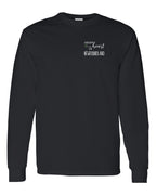 A piece of My heart in NFLD Tartan Heart Left Chest and Back Long Sleeve - Unisex