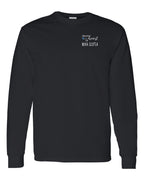 A piece of My heart in NS Tartan Heart Left Chest Long Sleeve Tee - Unisex