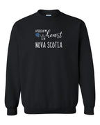 A piece of My heart in NS Tartan Heart Crewneck Sweatshirt - Unisex