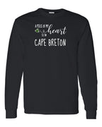 A piece of My heart in CB Tartan Heart Long Sleeve Tee - Unisex