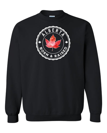 Born And Raised Alberta Full Crewneck