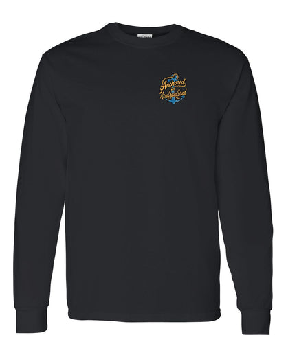 Anchored in Newfoundland (New Design) Left Chest and Back Long Sleeve