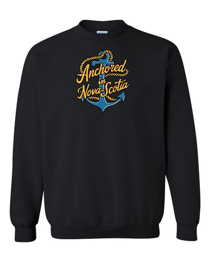 Anchored in Nova Scotia (New Design) Full crew-neck