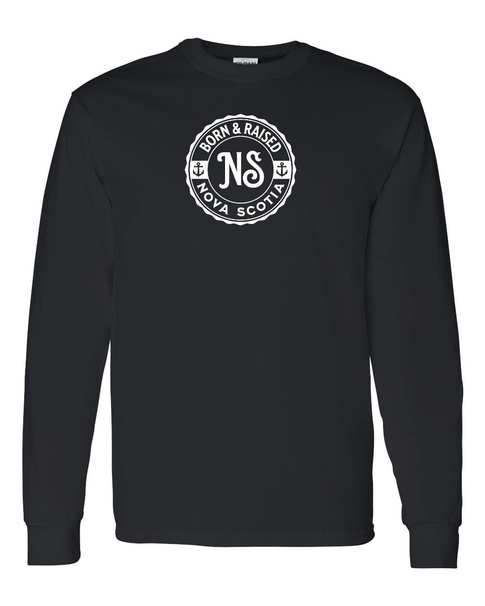 Born & Raised Nova Scotia Full Long Sleeve Tee