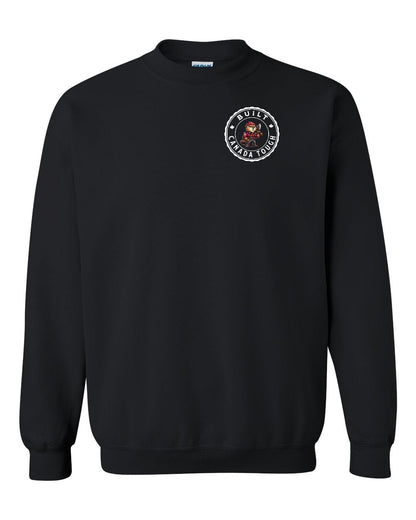 Built Canada Tough Male Beaver Left Chest Crewneck