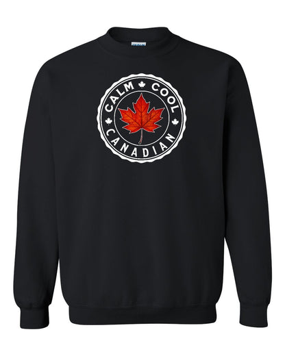 Calm Cool Canadian Leaf Full Crewneck