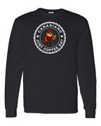 Canadiano just Coffee EH! Male Beaver Long Sleeve - Gildan Canada (sewn Internationally) - Unisex