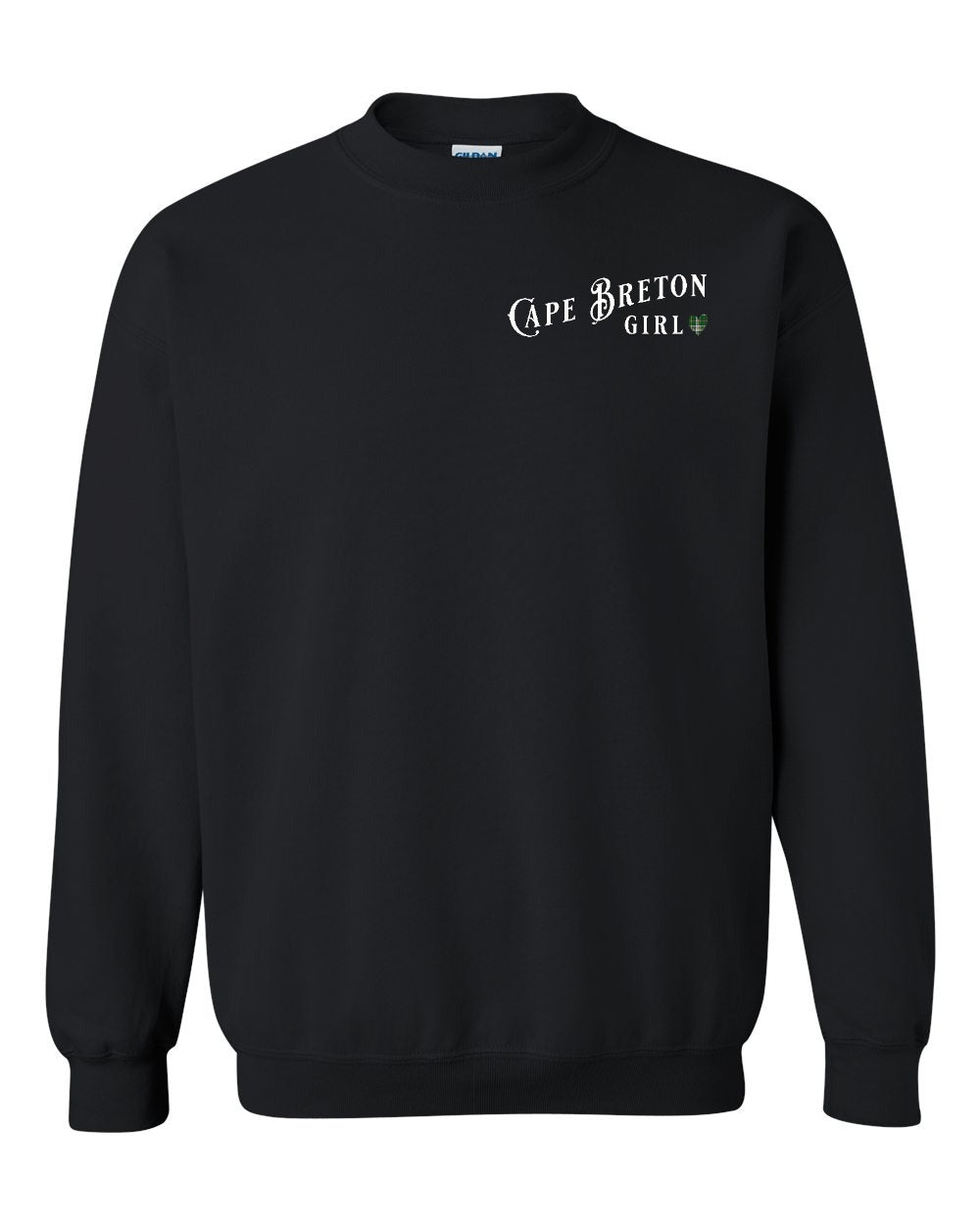CB Girl Tartan Left Chest and Back Crewneck Sweatshirt - Unisex