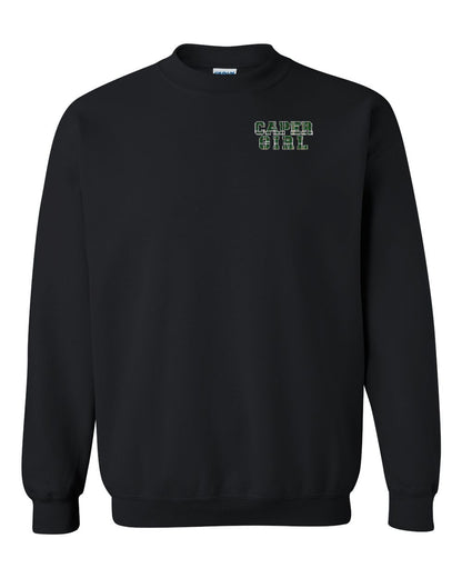 Caper Girl Left Chest Crewneck Sweatshirt
