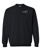 CB Guy Blue Left Chest Crewneck Sweatshirt - Unisex