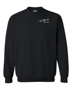 CB Guy Yellow Compass Left Chest and Back Crewneck Sweatshirt - Unisex