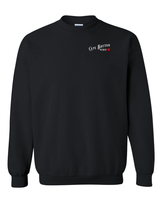 Cape Breton Nurse Left Chest Crewneck Sweatshirt