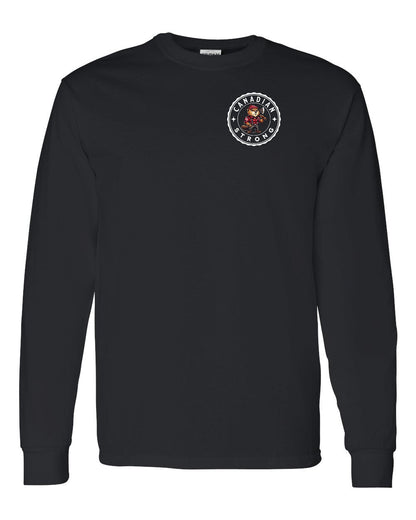 Canadian Strong Beaver Left Chest Long Sleeve