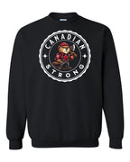 Canadian Strong Beaver Crewneck Sweatshirt - Gildan Canada (sewn Internationally) - Unisex