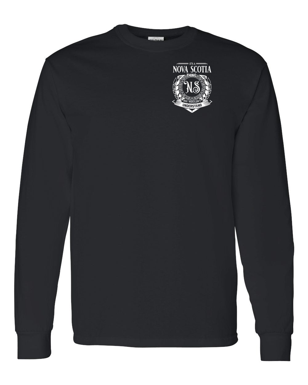 It's  A Nova Scotia Thing Left Chest Long Sleeve Tee