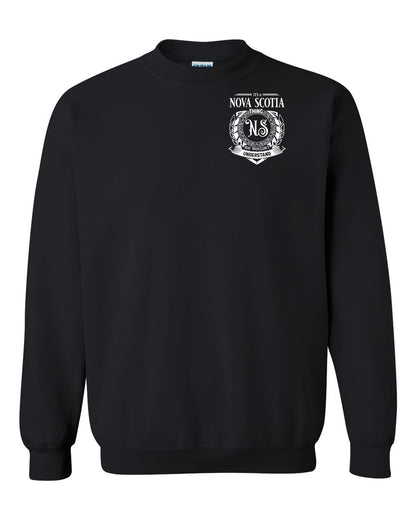 It's  A Nova Scotia Thing Left Chest and Back crew-neck