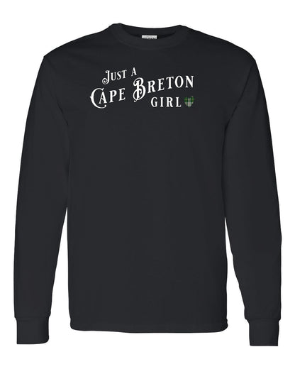 Just a Cape Breton Girl Tartan Full Long Sleeve Tee