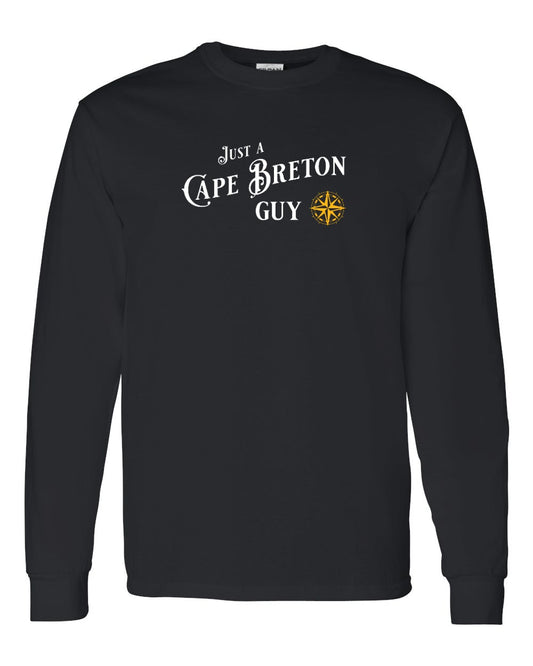Just a Cape Breton Guy yellow Full Long Sleeve Tee