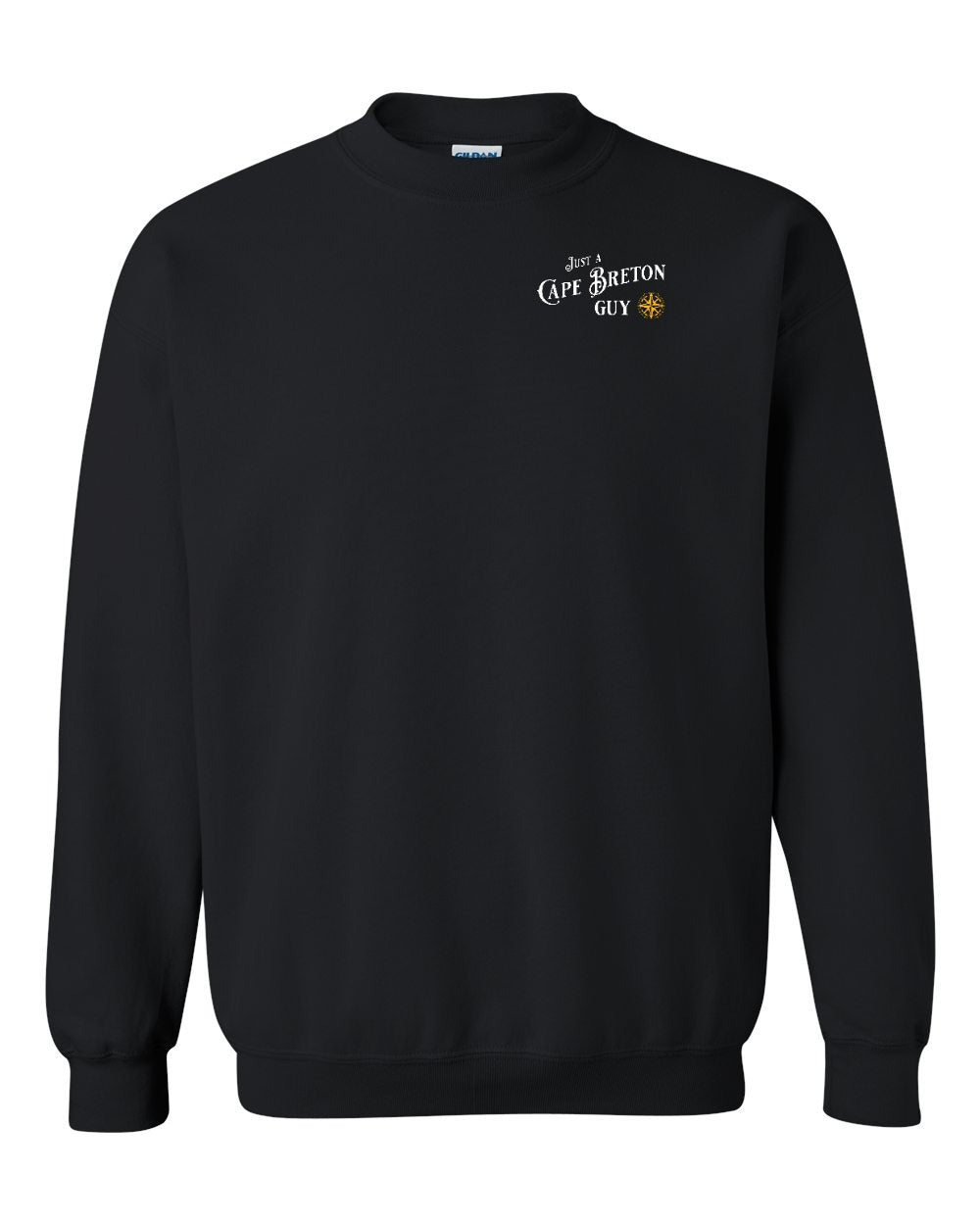 Just a CB Guy Yellow Compass Left Chest Crewneck Sweatshirt - Unisex