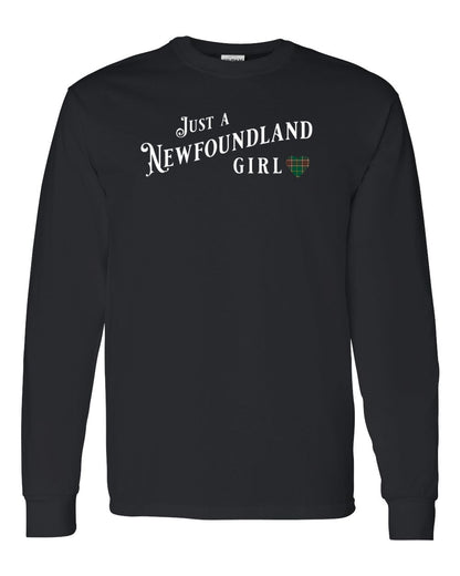 Just a Newfoundland Girl Tartan Full Long Sleeve