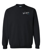 Just a NS Guy Yellow Compass Left Chest and Back Crewneck Sweatshirt - Unisex