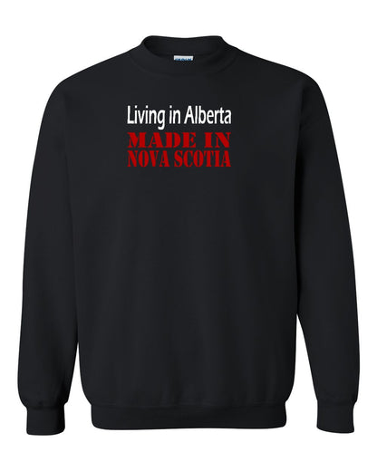 Living Alberta Made in Nova Scotia Full crew-neck