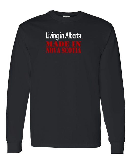 Living Alberta Made in Nova Scotia Full Long Sleeve Tee