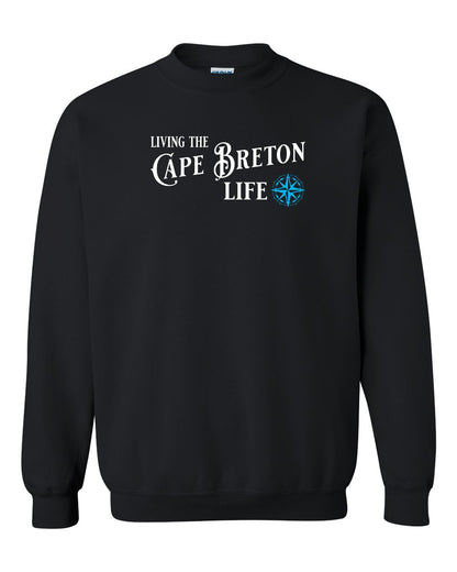 Living the Cape Breton Life blue Full Crewneck Sweatshirt