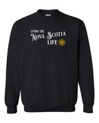 Living the NS Life yellow Crewneck Sweatshirt - Unisex