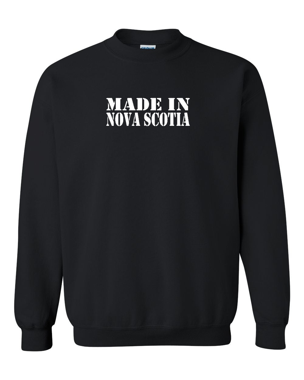Made In NS ( White Lettering) Crewneck Sweatshirt - Unisex
