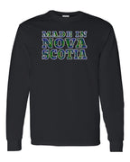 Made In NS ( Tartan Lettering) Long Sleeve Tee - Unisex