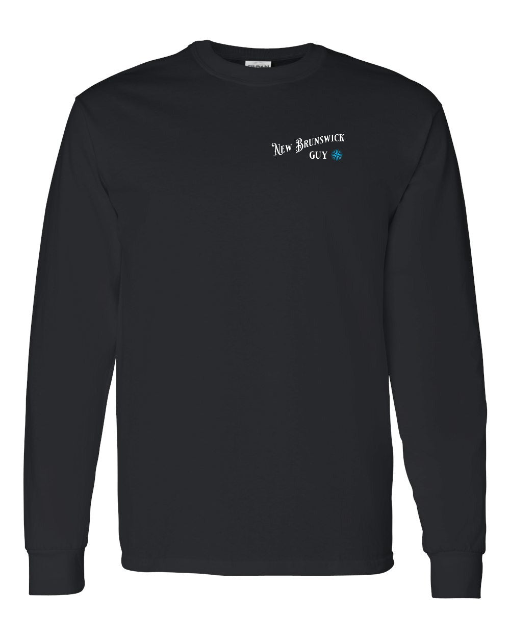 NB Guy Blue Left Chest Long Sleeve Tee - Unisex